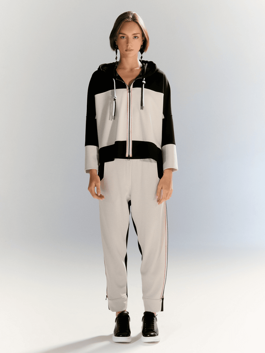 Eco Flow - Fermuar Detaylı Pantolon - Siyah