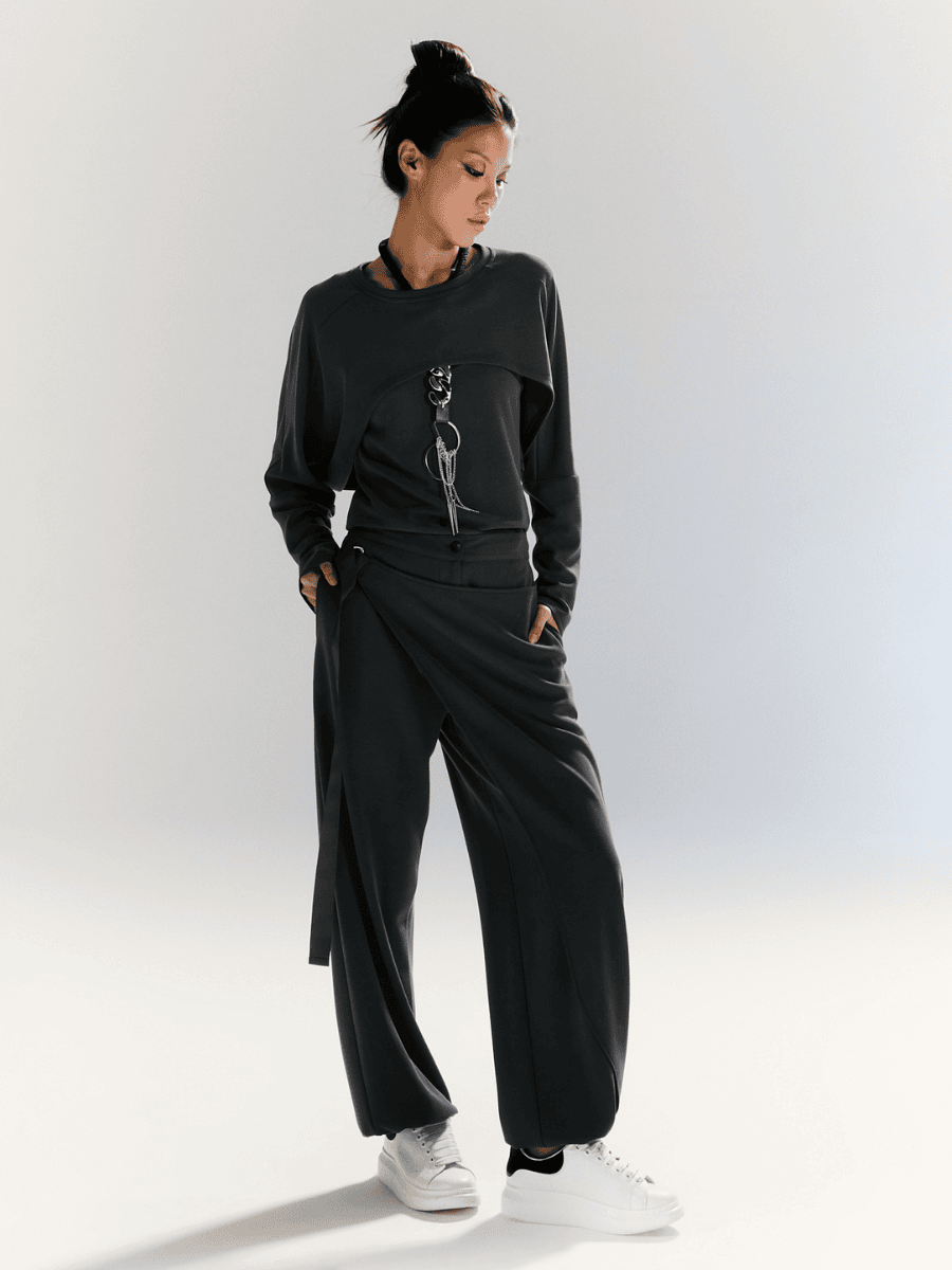 Soft Touch - Twin Set Bluz - Siyah