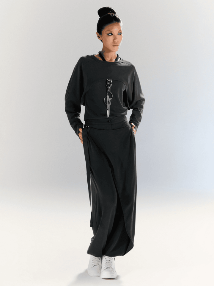 Soft Touch - Twin Set Bluz - Siyah